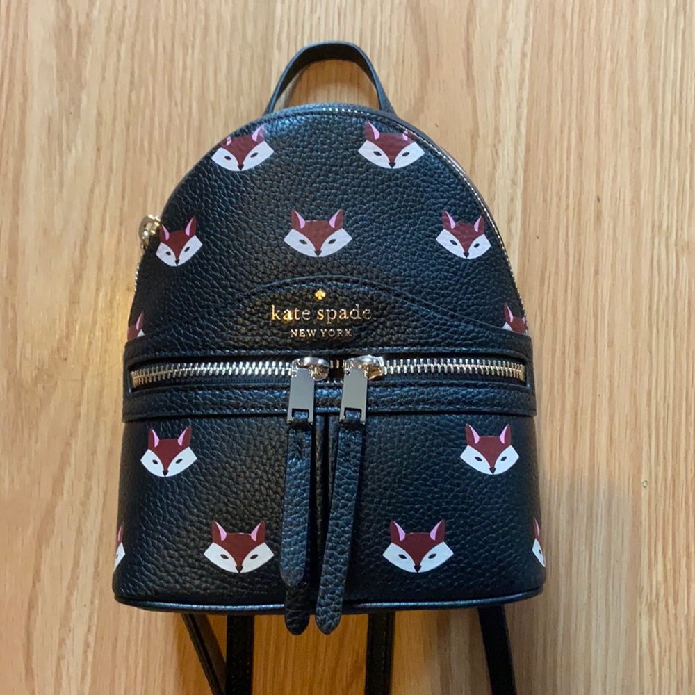 Kate Spade mini backpack 8.7” x6.7” x6” d